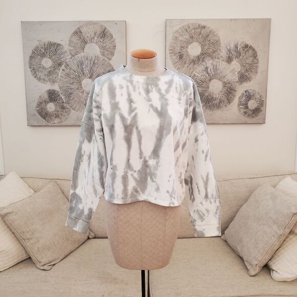 Banana Republic Tie Dye Cropped Sweatshirt - Picture 4 of 14